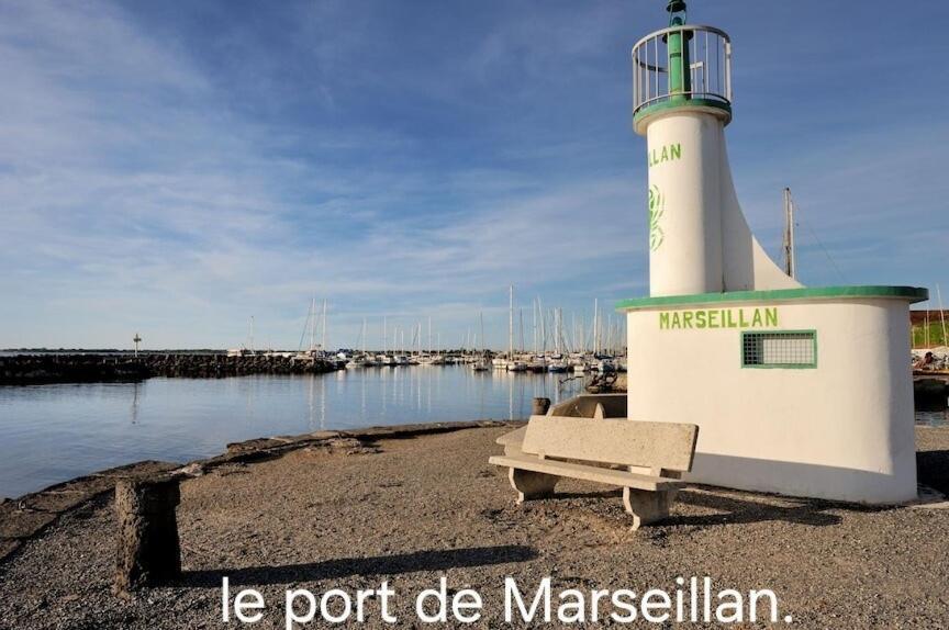 Le Corinthe - Appt Classe 3 Etoiles Et Climatise Marseillan  Exterior foto